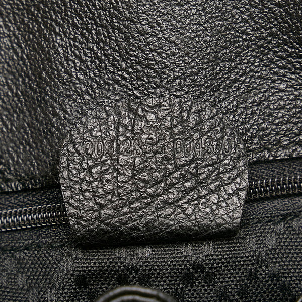 グッチ バンブー リュック・デイパック 003 2855 ブラック スウェード レザー レディース GUCCI 【中古】