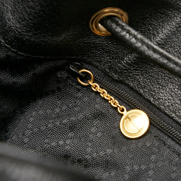 グッチ バンブー リュック・デイパック 003 2855 ブラック スウェード レザー レディース GUCCI 【中古】