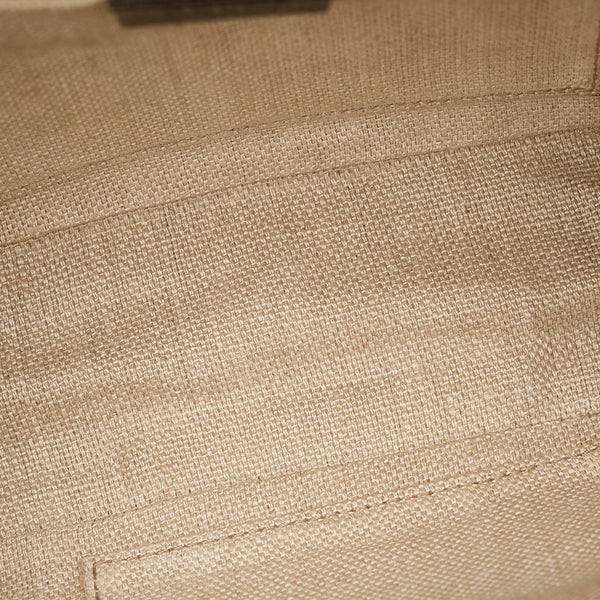 グッチ GGキャンバス ウェブビー 412008 ベージュ ブラウン キャンバス レザー 斜めがけ ショルダー レディース GUCCI 【中古】