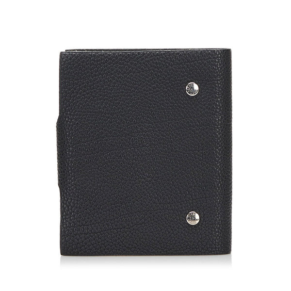 エルメス ユリスPM 手帳カバー ノートカバー レフィル付属 ブラック トゴ レディース HERMES 【中古】