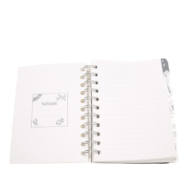 エルメス ユリスPM 手帳カバー ノートカバー レフィル付属 ブラック トゴ レディース HERMES 【中古】