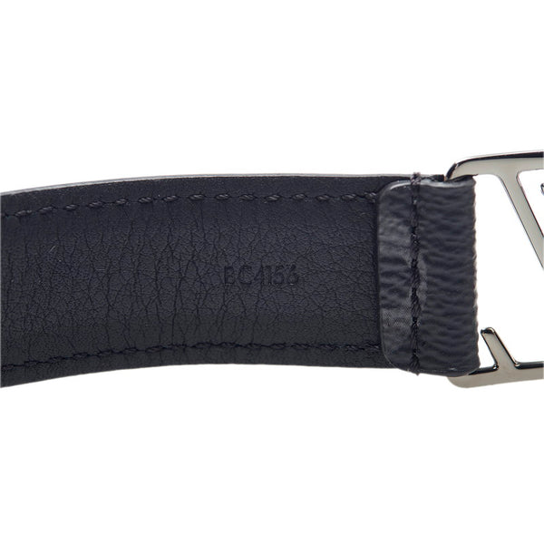 ルイ ヴィトン モノグラム エクリプス ブラスレ ホッケンハイム　 ブレスレット M6295 ブラック シルバー PVC メタル メンズ LOUIS VUITTON 【中古】