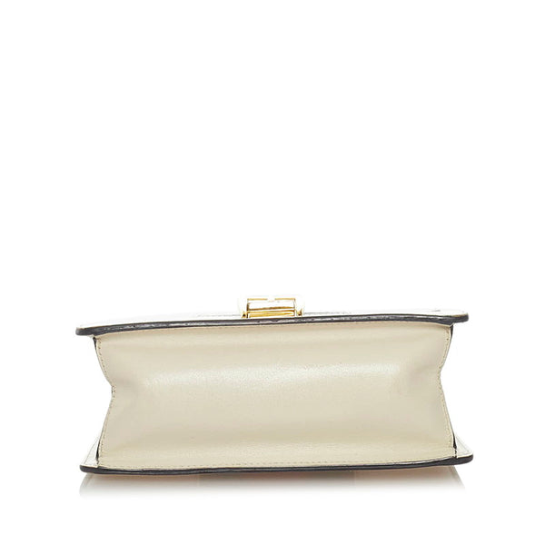 グッチ シルヴィ 470270 ホワイト レザー ハンドバッグ ショルダーバッグ 2WAY レディース GUCCI 【中古】