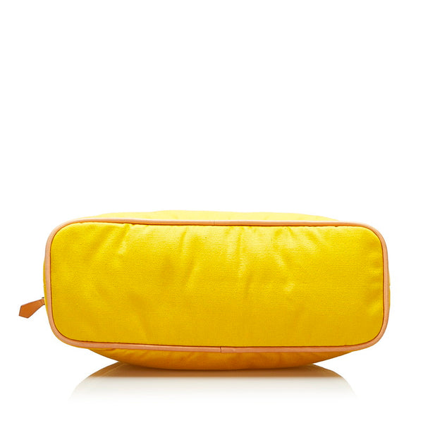 エルメス ボリードポーチGM クラッチバッグ イエロー マスタード キャンバス レディース HERMES 【中古】