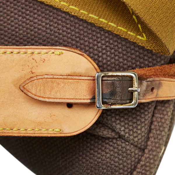 ルイ ヴィトン アンティグア カバMM トートバッグ M40086 ブラウン キャンバス レディース LOUIS VUITTON 【中古】