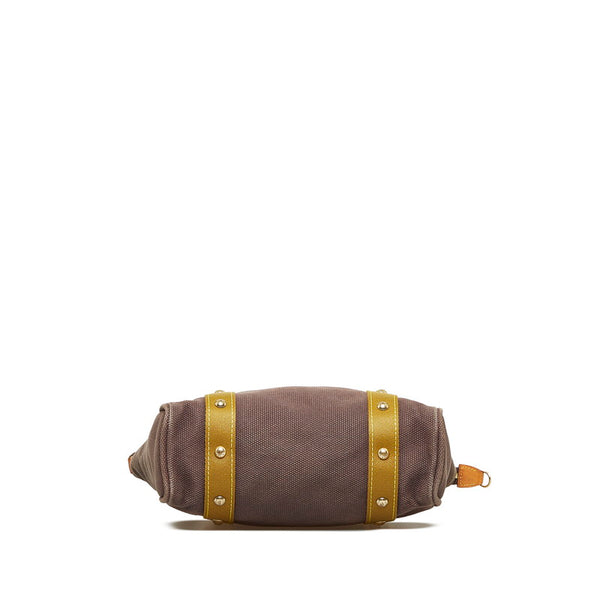 ルイ ヴィトン アンティグア カバMM トートバッグ M40086 ブラウン キャンバス レディース LOUIS VUITTON 【中古】