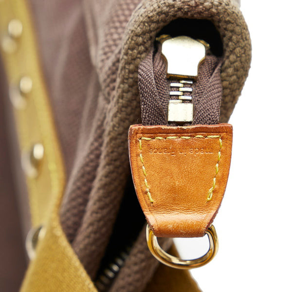 ルイ ヴィトン アンティグア カバMM トートバッグ M40086 ブラウン キャンバス レディース LOUIS VUITTON 【中古】