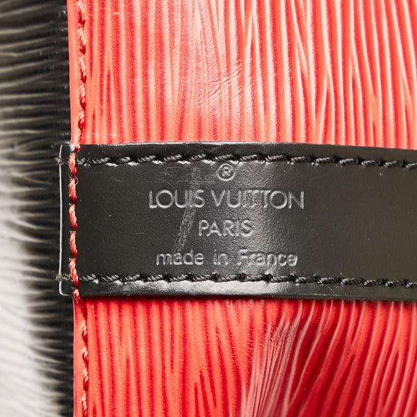 ルイ ヴィトン エピ プチノエ バイカラー ショルダーバッグ M44172 レッド ブラック レザー レディース LOUIS VUITTON 【中古】