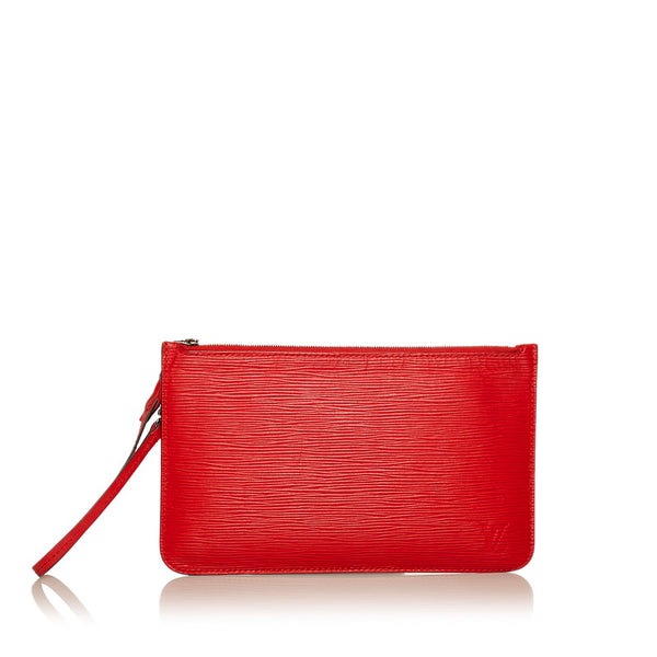 ルイ ヴィトン エピ ネヴァーフル付属ポーチ ポーチ レッド レザー レディース LOUIS VUITTON 【中古】