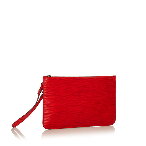 ルイ ヴィトン エピ ネヴァーフル付属ポーチ ポーチ レッド レザー レディース LOUIS VUITTON 【中古】