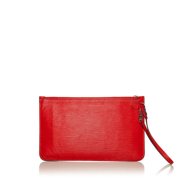 ルイ ヴィトン エピ ネヴァーフル付属ポーチ ポーチ レッド レザー レディース LOUIS VUITTON 【中古】
