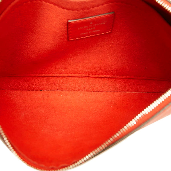 ルイ ヴィトン エピ ネヴァーフル付属ポーチ ポーチ レッド レザー レディース LOUIS VUITTON 【中古】