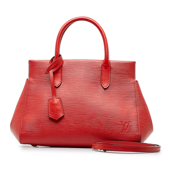 ルイ ヴィトン エピ マルリーBB ハンドバッグ ショルダーバッグ 2WAY M94619 カスティリアンレッド レザー レディース LOUIS VUITTON 【中古】
