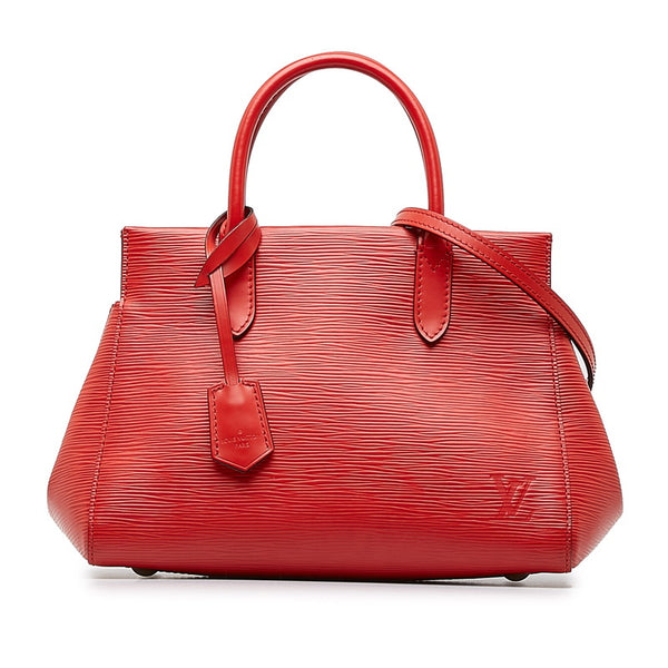 ルイ ヴィトン エピ マルリーBB ハンドバッグ ショルダーバッグ 2WAY M94619 カスティリアンレッド レザー レディース LOUIS VUITTON 【中古】