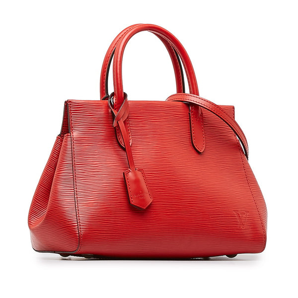ルイ ヴィトン エピ マルリーBB ハンドバッグ ショルダーバッグ 2WAY M94619 カスティリアンレッド レザー レディース LOUIS VUITTON 【中古】