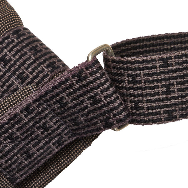 エルメス フールトゥ バサスPM 斜め掛け ショルダーバッグ グレー キャンバス レディース HERMES 【中古】