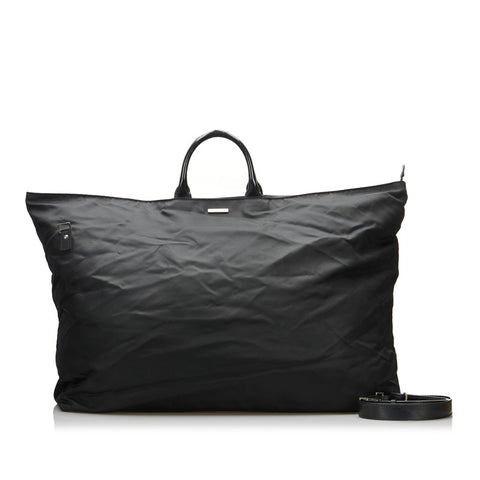 グッチ ボストンバッグ ショルダーバッグ 2WAY 019-2020 ブラック キャンバス レザー レディース GUCCI 【中古】