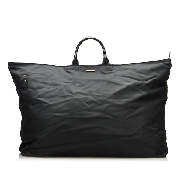 グッチ ボストンバッグ ショルダーバッグ 2WAY 019-2020 ブラック キャンバス レザー レディース GUCCI 【中古】