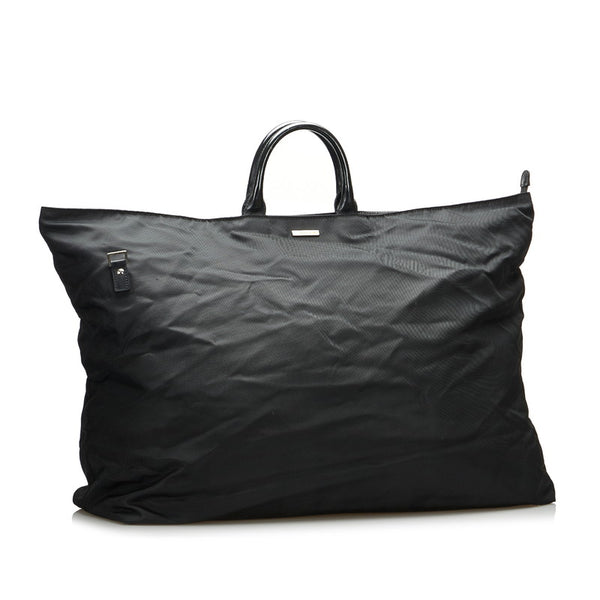 グッチ ボストンバッグ ショルダーバッグ 2WAY 019-2020 ブラック キャンバス レザー レディース GUCCI 【中古】