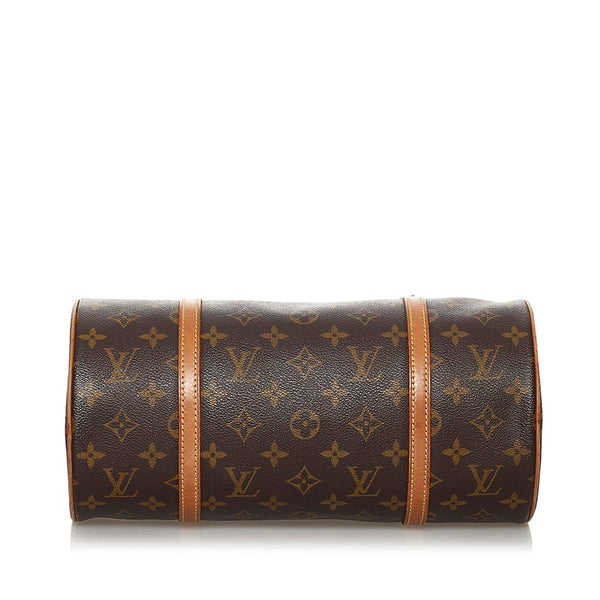 ルイ ヴィトン モノグラム パピヨン ハンドバッグ M51385 ブラウン PVC レザー レディース LOUIS VUITTON 【中古】