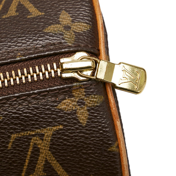 ルイ ヴィトン モノグラム パピヨン ハンドバッグ M51385 ブラウン PVC レザー レディース LOUIS VUITTON 【中古】