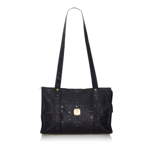 エム シー エム ヴィセトス トートバッグ ブラック ナイロン レディース MCM 【中古】