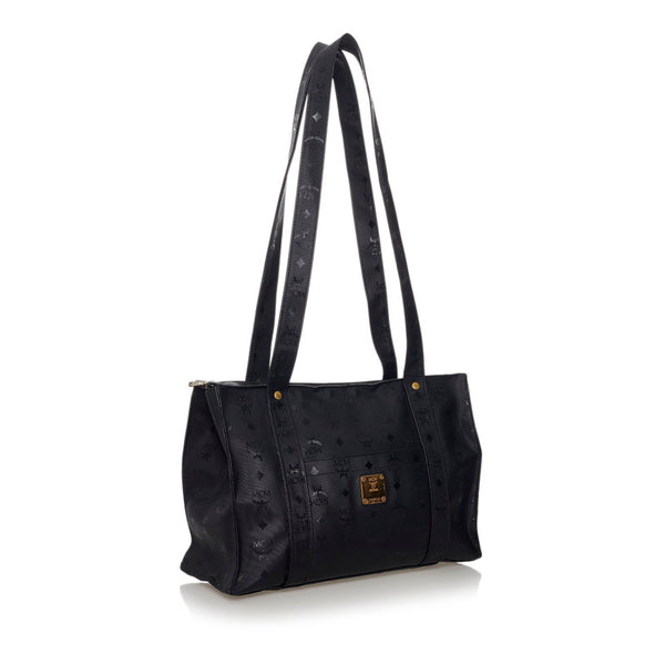 エム シー エム ヴィセトス トートバッグ ブラック ナイロン レディース MCM 【中古】