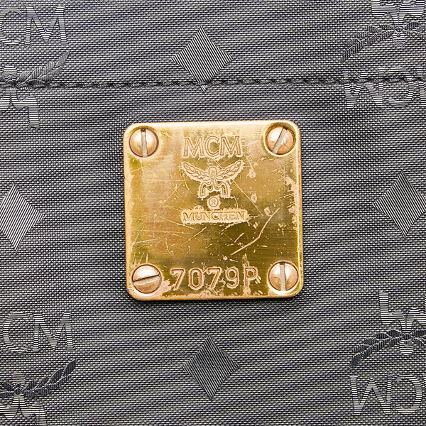 エム シー エム ヴィセトス トートバッグ ブラック ナイロン レディース MCM 【中古】
