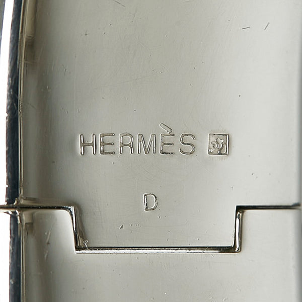 エルメス クリッククラック GM エナメル バングル ライトブルー メタル レディース HERMES 【中古】