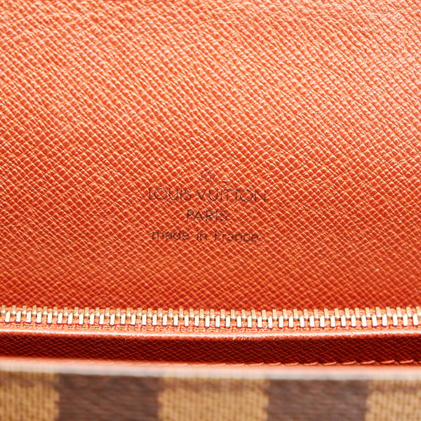 ルイ ヴィトン ダミエ トライベッカ ロン ショルダーバッグ ハンドバッグ N51160 ブラウン PVC レザー レディース LOUIS VUITTON 【中古】