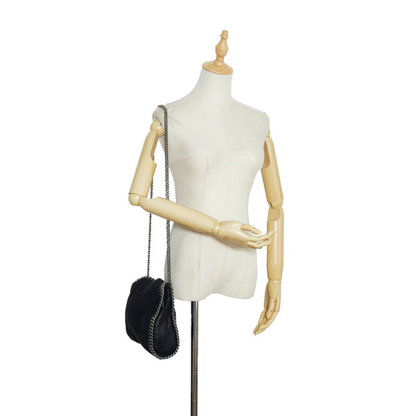 ステラマッカートニー ファラベラ スモール ショルダーバッグ トートバッグ 371223 ブラック ポリエステル レディース Stella McCartney 【中古】