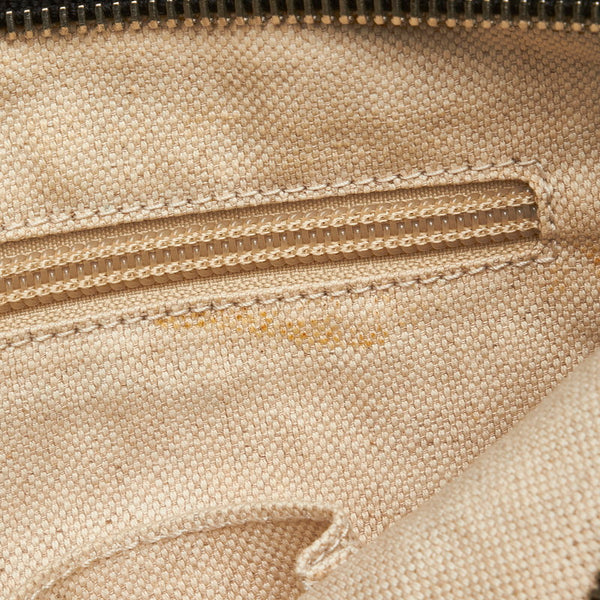 グッチ GGナイロン 斜め掛け ショルダーバッグ 314529 ブラック ナイロン レザー レディース GUCCI 【中古】