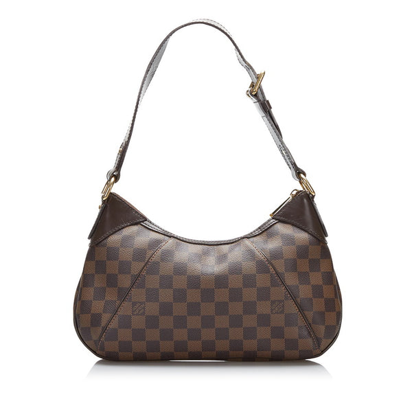 ルイ ヴィトン ダミエ テムズPM ワンショルダーバッグ ハンドバッグ N48180 ブラウン PVC レザー レディース LOUIS VUITTON 【中古】