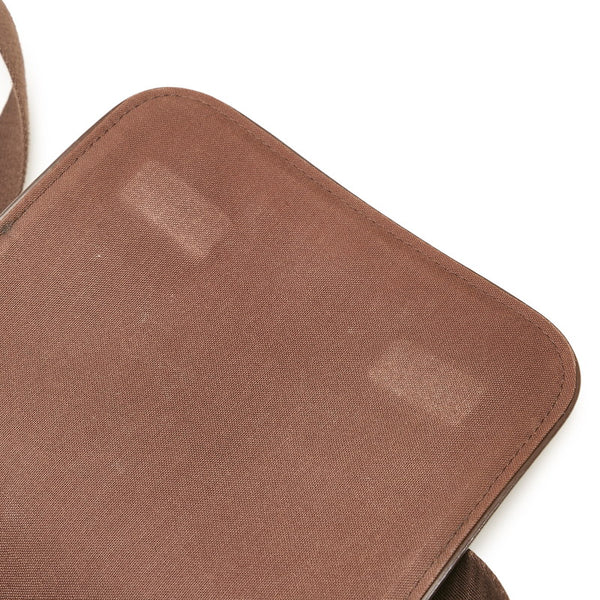 ルイ ヴィトン ダミエ ブルックリンPM 斜め掛け ショルダーバッグ N51210 エベヌ  ブラウン PVC レザー レディース LOUIS VUITTON 【中古】