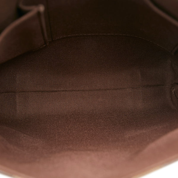ルイ ヴィトン ダミエ ブルックリンPM 斜め掛け ショルダーバッグ N51210 エベヌ  ブラウン PVC レザー レディース LOUIS VUITTON 【中古】