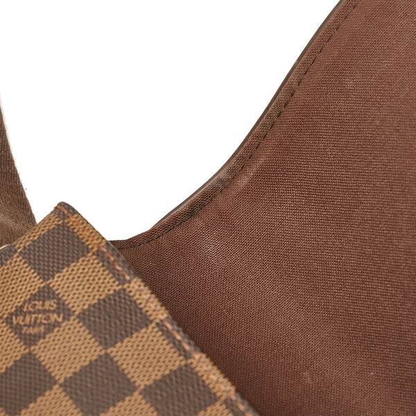ルイ ヴィトン ダミエ ブルックリンPM 斜め掛け ショルダーバッグ N51210 エベヌ  ブラウン PVC レザー レディース LOUIS VUITTON 【中古】