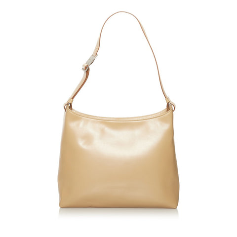 サルヴァトーレフェラガモ ワンショルダーバッグ AB-21-0274 ベージュ レザー レディース Salvatore Ferragamo 【中古】