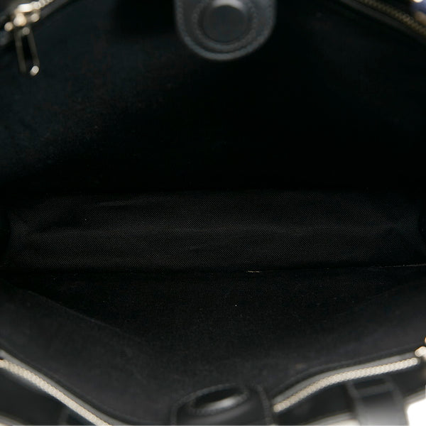 グッチ GGスプリーム トートバッグ ショルダーバッグ 2WAY 495559 ブラック PVC レザー レディース GUCCI 【中古】