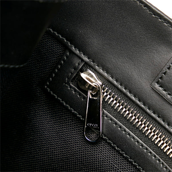 グッチ GGスプリーム トートバッグ ショルダーバッグ 2WAY 495559 ブラック PVC レザー レディース GUCCI 【中古】