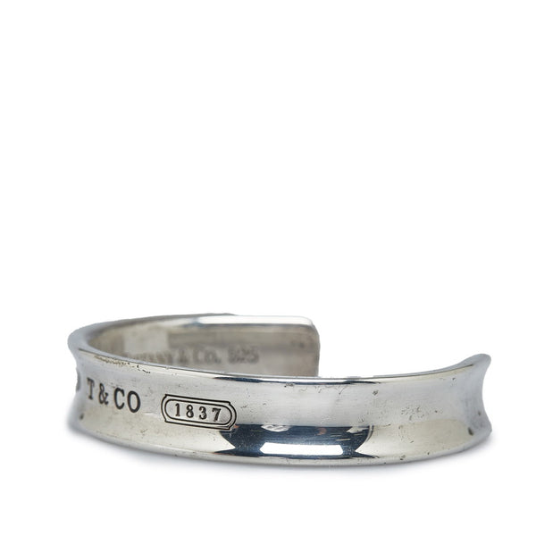 ティファニー 1837 ナローカフ バングル ブレスレット SV925 シルバー レディース TIFFANY&Co. 【中古】