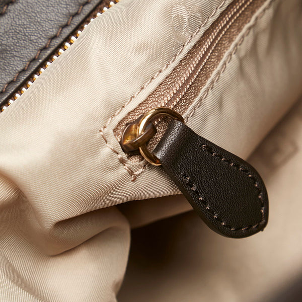 バーバリー スタッズ ワンショルダーバッグ 2WAY ブラック レザー レディース BURBERRY 【中古】