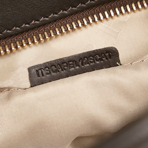 バーバリー スタッズ ワンショルダーバッグ 2WAY ブラック レザー レディース BURBERRY 【中古】