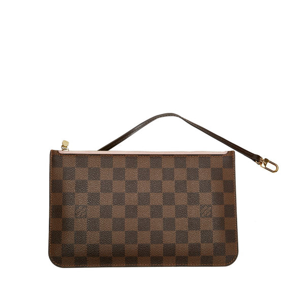 ルイ ヴィトン モノグラム ネヴァーフルMM ローズバレリーヌ トートバッグ N41603 ブラウン PVC レザー レディース LOUIS VUITTON 【中古】