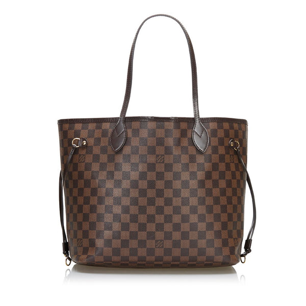 ルイ ヴィトン モノグラム ネヴァーフルMM ローズバレリーヌ トートバッグ N41603 ブラウン PVC レザー レディース LOUIS VUITTON 【中古】