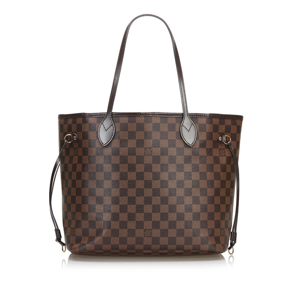 ルイ ヴィトン モノグラム ネヴァーフルMM ローズバレリーヌ トートバッグ N41603 ブラウン PVC レザー レディース LOUIS VUITTON 【中古】