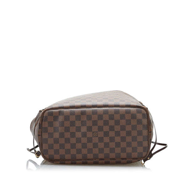 ルイ ヴィトン モノグラム ネヴァーフルMM ローズバレリーヌ トートバッグ N41603 ブラウン PVC レザー レディース LOUIS VUITTON 【中古】
