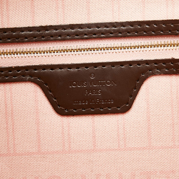 ルイ ヴィトン モノグラム ネヴァーフルMM ローズバレリーヌ トートバッグ N41603 ブラウン PVC レザー レディース LOUIS VUITTON 【中古】