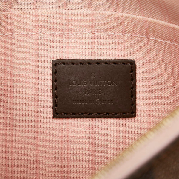 ルイ ヴィトン モノグラム ネヴァーフルMM ローズバレリーヌ トートバッグ N41603 ブラウン PVC レザー レディース LOUIS VUITTON 【中古】