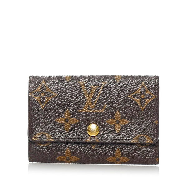 ルイ ヴィトン モノグラム ミュルティクレ6 キーケース M62630  ブラウン PVC レディース LOUIS VUITTON 【中古】