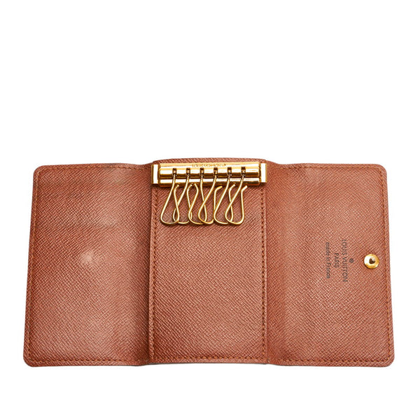 ルイ ヴィトン モノグラム ミュルティクレ6 キーケース M62630  ブラウン PVC レディース LOUIS VUITTON 【中古】